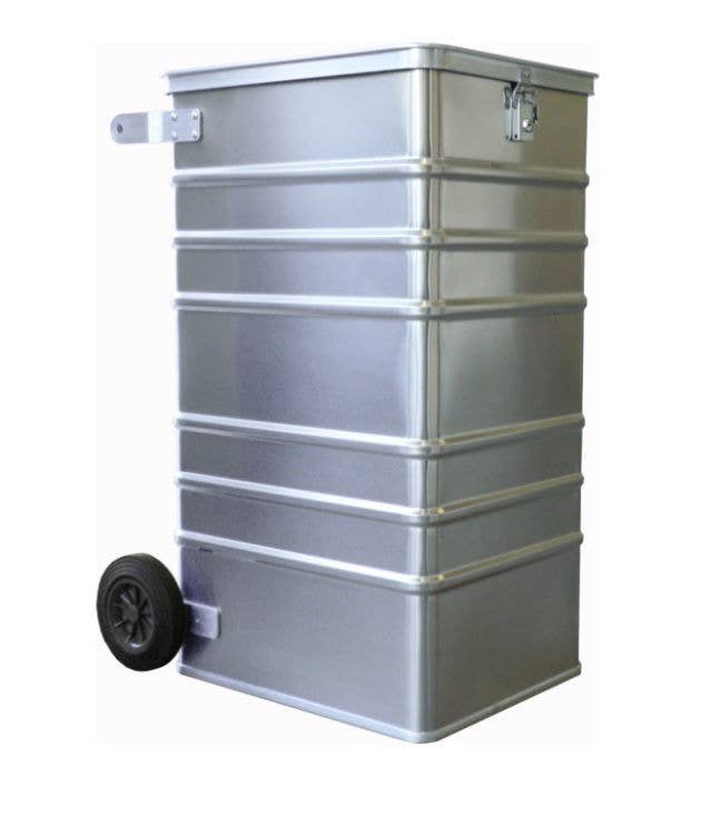 Confidential waste wheelie bins, provided by Shred-it